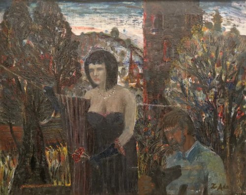 Zdzisław Adamski, Bez tytułu, Olej, płótno, 1965