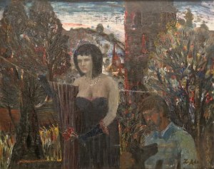 Zdzisław Adamski, Bez tytułu, Olej, płótno, 1965