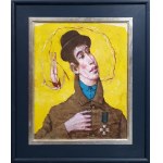 Waldemar J. MARSZAŁEK 92x73cm, z cyklu Huzar