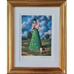 Rafał OLBIŃSKI 21x30cm, inkografia nr 310 II/XX A4 21x30 w ramie 37x45 2024