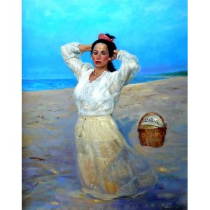 Dariusz KALETA, Kobieta na plaży