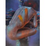 Piotr JAKUBCZAK 100x70cm, Marnotrawny z dworca w Liège