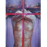 Piotr JAKUBCZAK 100x70cm, Marnotrawny z dworca w Liège