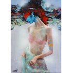 Piotr JAKUBCZAK 100x70cm, Marnotrawny z dworca w Liège