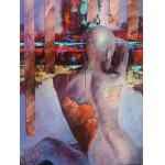 Piotr JAKUBCZAK 100x70cm, Marnotrawny z dworca w Liège