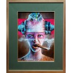Piotr JAKUBCZAK dyptyk 2x70x50, 70x100cm, Żółtokropek i Niebieska, dyptyk