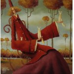 Leszek SOKÓŁ 54x73cm, Cieszmy się każdą chwilą
