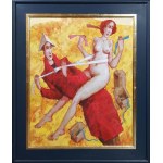 Adam NOWAKOWSKI  60x80cm, Żagle