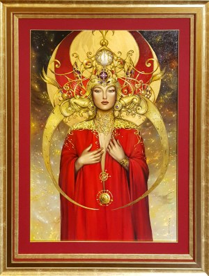 Anastazja MARKOWIC  (w ramie 127x96), 100x70cm, Zoria - Bogini Zmierzchu