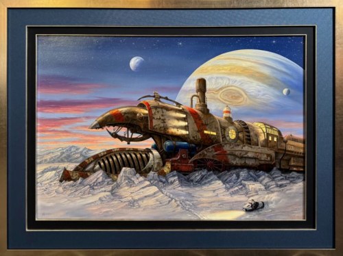 Jarosław JAŚNIKOWSKI 70x100cm, Kolej Europejska