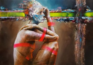 Piotr JAKUBCZAK 70x100cm, Ulotność plam wszelakich
