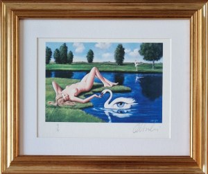 OLBIŃSKI Rafal 21x30cm, 2024, z oryginalnym podpisem Artysty, sucha pieczęć