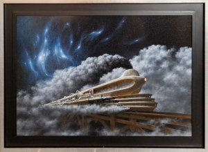 Maksymilian NOVAK-ZEMPLIŃSKI 70x100cm, Ferrivaria in nubibus