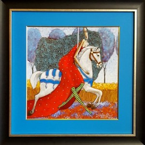 Jarosław LUTERACKI 40x40cm, Zakręcona