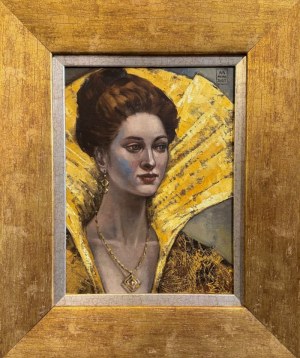 Mira SKOCZEK-WOJNICKA  40x30cm, Złota, a skromna