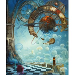 Jarosław JAŚNIKOWSKI  60x50cm, Fluktuator nadkwantowy