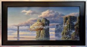 Maksymilian NOVAK-ZEMPLIŃSKI  50x100cm, Perdidit in insula virdi