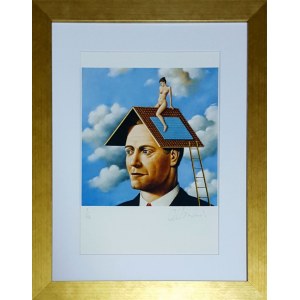 Rafał OLBIŃSKI 30x21cm, inkografia nr 254 I/XX A4 30x21 w ramie 42x33 2021