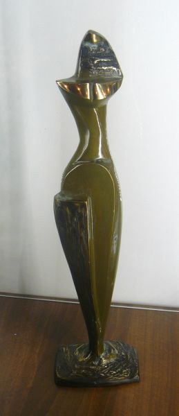 rzeźba Stanisław Wysocki, brąz patynowany