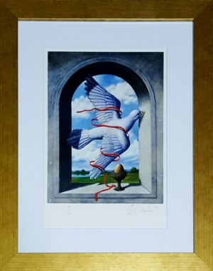 Rafał OLBIŃSKI  30x21cm, inkografia nr 255 I/XX A4 30x21 w ramie 42x33