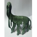 rzeźba Bronisław Chromy wymiary 45 x 35 x 16, Paw II