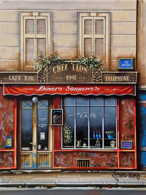 Jan STOKFISZ 40x30cm, Chez Leon