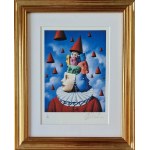 Rafał OLBIŃSKI 30x21cm, inkografia nr 316 IV/XX A4 30x21 w ramie 45x37 2024