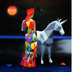Paulina ZALEWSKA 70x100cm, Król i cztery damy 