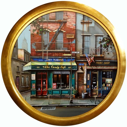 Jan STOKFISZ  80x80cm, The Candy Cafe (N.Y.)