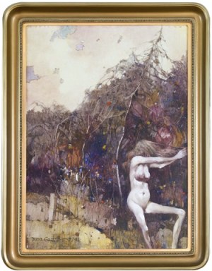 DUDA-GRACZ Jerzy,69x50cm, Ogród rozkoszy