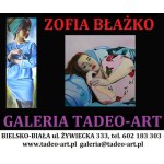 Zofia BŁAŻKO 80x80cm, Róża