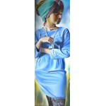 Zofia BŁAŻKO 80x80cm, Róża