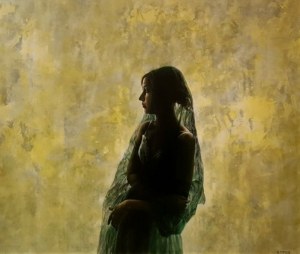 Halina TYMUSZ(w ramie 103x118), 90x105cm, Tancerka