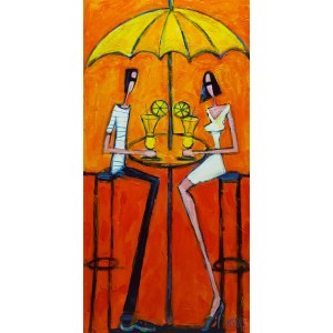 Małgorzata STĘPNIAK 80x40cm, Drink 2021