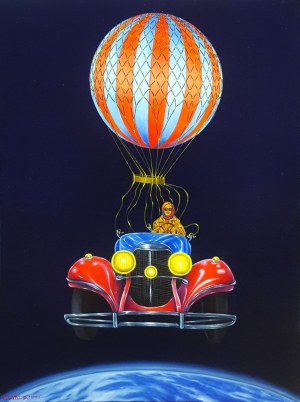 Mariusz ZDYBAŁ 80x60cm, Space oddity