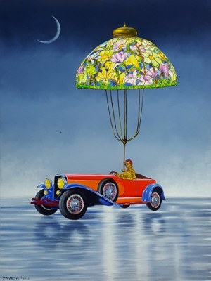 Mariusz ZDYBAŁ 80x60cm, Tiffany`s umbrella