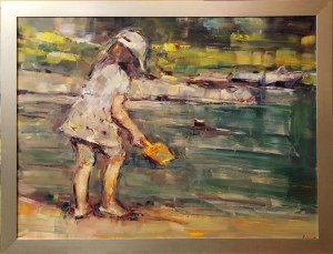 Marta LIPOWSKA  60x80cm, Zamki z piasku III