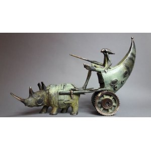rzeźba Dariusz Zieliński, W Krainie nosorożców