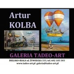 Artur KOLBA, 70x120cm w ramie 80x130cm, Pod latarnią