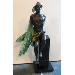 rzeźba Lidia Sztwiertnia wysokość rzeźby 60cm, z podstawą 75cm, Matka Boska Zielna