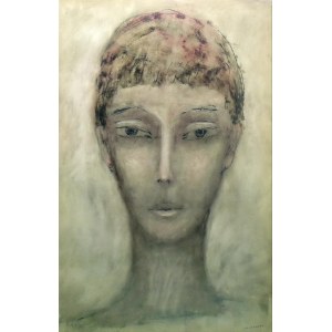 STARĘGA Izabela,  100x70cm, Obraz z cyklu Twarze