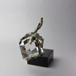 rzeźba Tomasz Koclęga  73 x 25 x 30 cm, Pervenire Impossibile