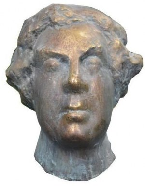 Adam Myjak  wysokość 30cm, z podstawą 45cm, rzeźba