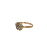 PIERŚCIONEK Z DIAMENTAMI, POMELLATO, SABBIA RING, WŁOCHY, XX W.