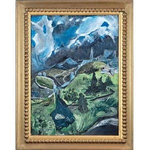 Iwona Gorka, View of Toledo - inspired by El Greco