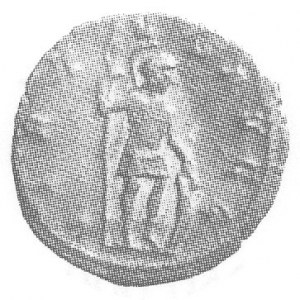 antoninian, Aw: IMP C C VIB VOLVSIANVS AVG, Rw: VIRTVS ...