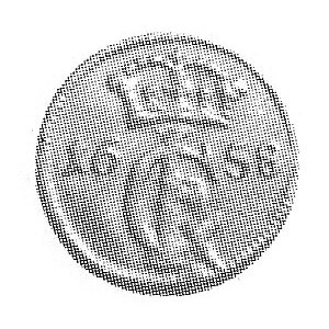 szeląg 1658, Gdańsk, Aw: Monogram pod koroną, Rw: Napis...
