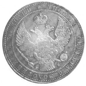 1 1/2 rubla = 10 złotych 1836, Petersburg, Aw: Orzeł ca...