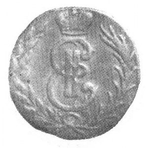 dienga 1776, KM, Aw: Monogram, Rw: Sobole z tarczą i na...
