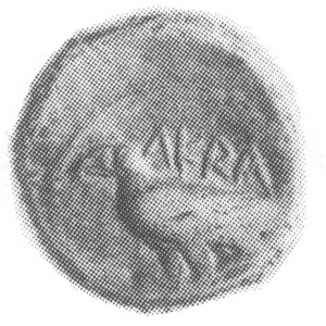 didrachma 510-472 p.n.e., Aw: Orzeł ze złożonymi skrzyd...